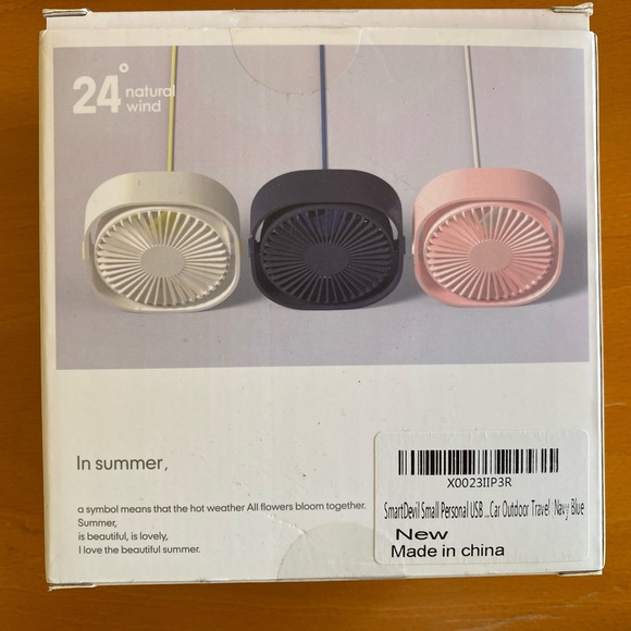 Small Desk fan USB powered - Picture 2 of 3